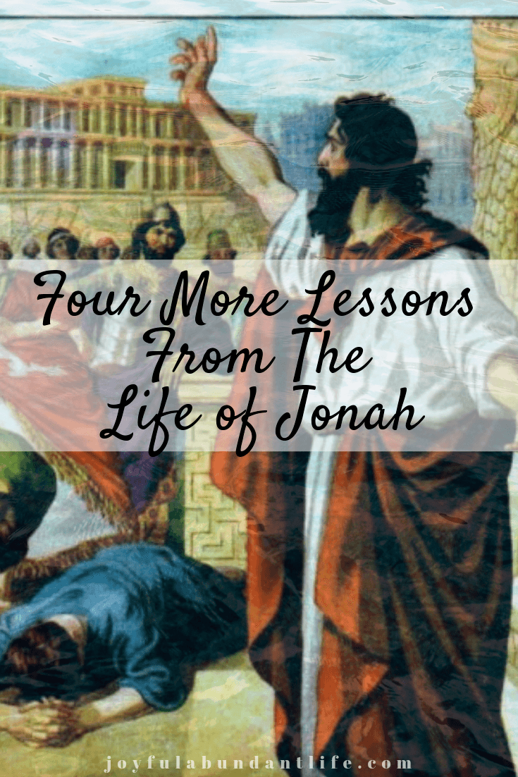 Four more lessons from the life of Jonah