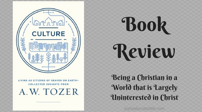 Book Review - Culture by A. W. Tozer